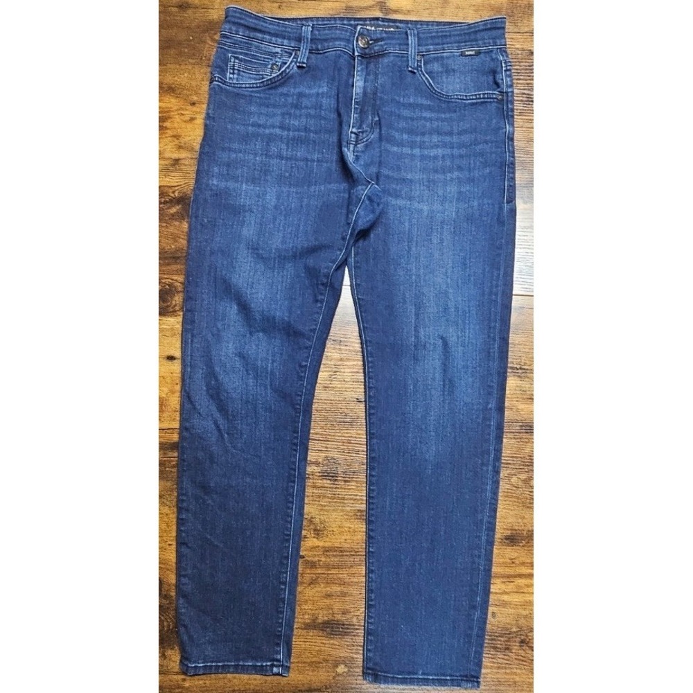 Mavi Jeans Jake‎ Slim Leg Blue Dark Wash Mid Rise Denim Preppy Men's Size 34x29